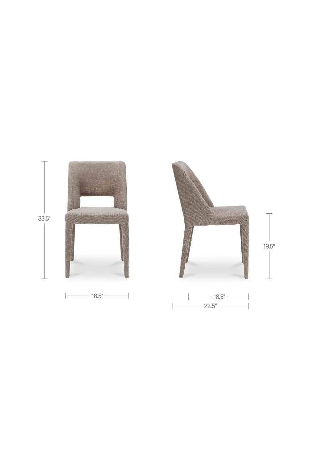 Luxury Upholstered Modern Dining Chair European Style for Villa