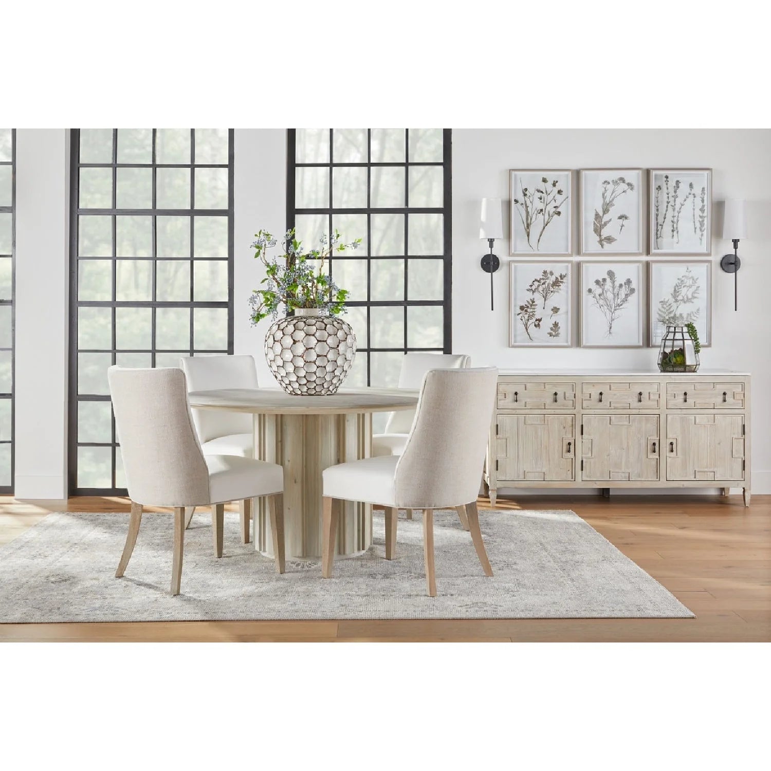 Luxury Upholstered Modern Dining Chair European Style for Villa