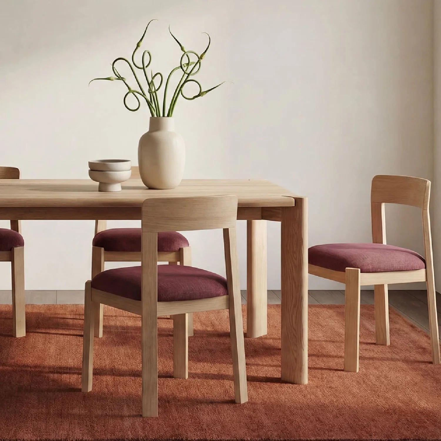 Luxury Upholstered Modern Dining Chair European Style for Villa
