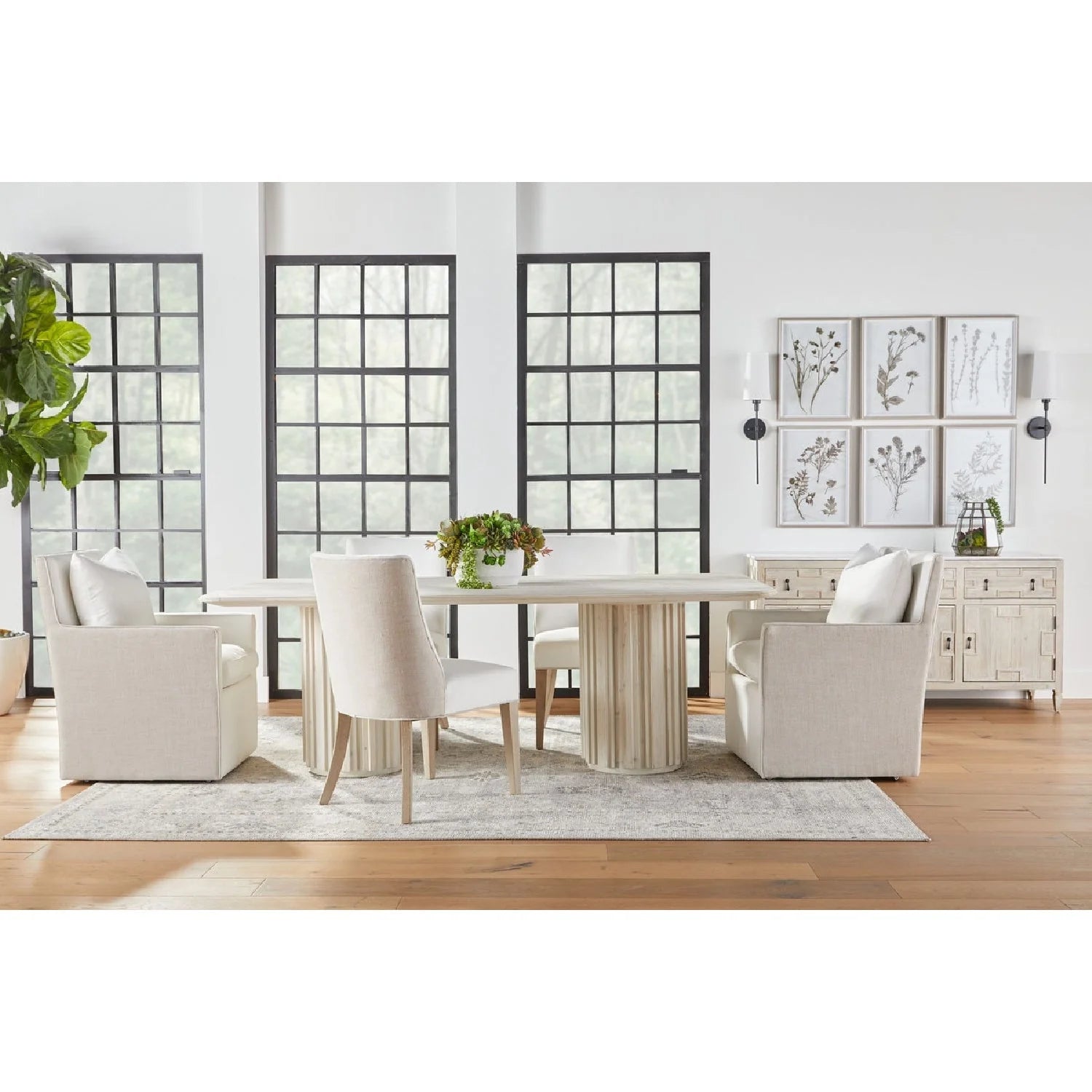 Luxury Upholstered Modern Dining Chair European Style for Villa