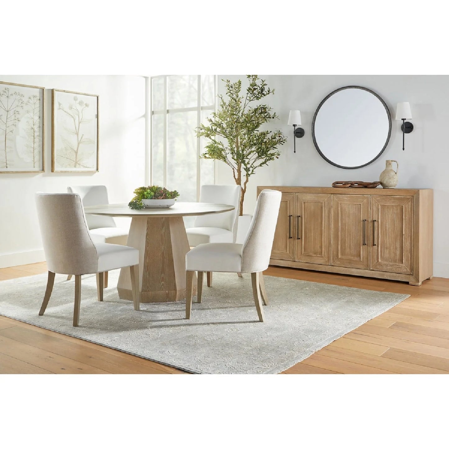 Luxury Upholstered Modern Dining Chair European Style for Villa