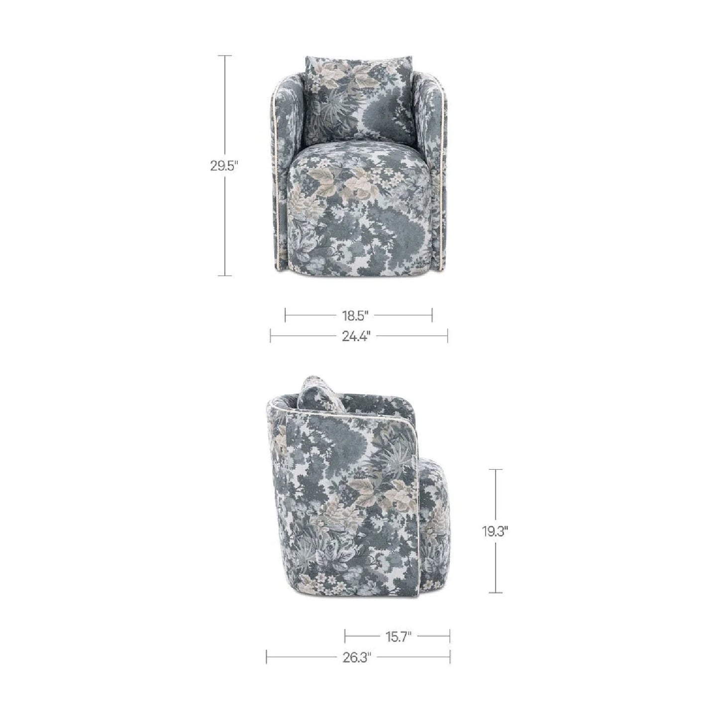 Luxury Upholstered Modern Dining Chair European Style for Villa