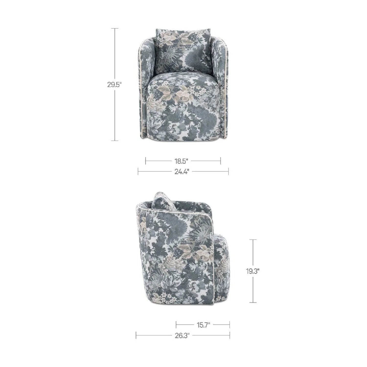 Luxury Upholstered Modern Dining Chair European Style for Villa