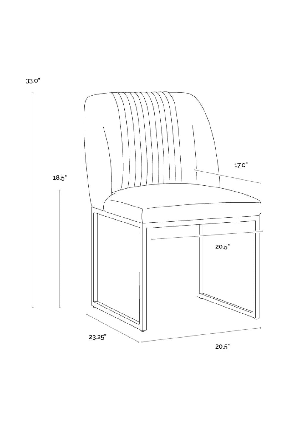 Luxury Upholstered Modern Dining Chair European Style for Villa