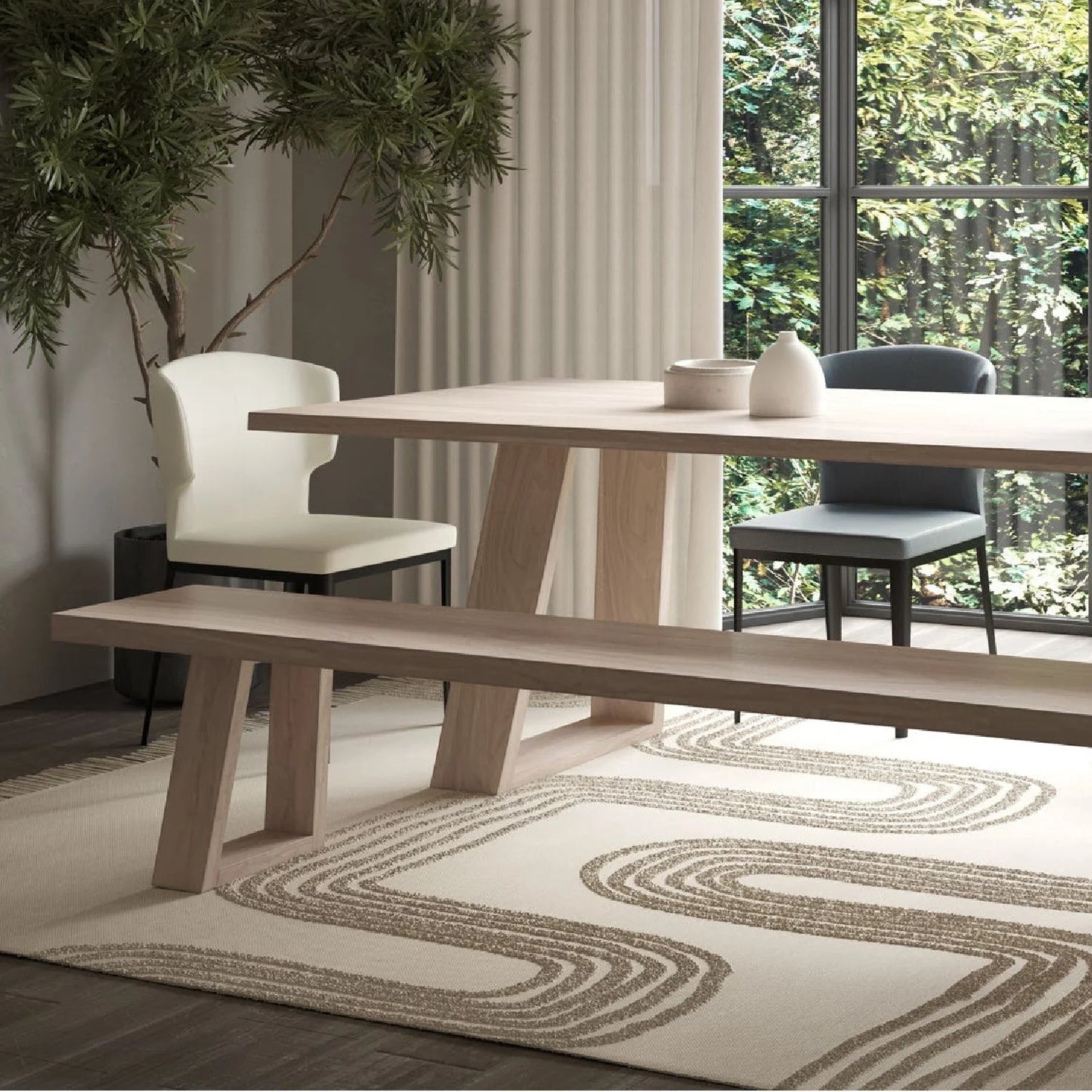 Luxury Upholstered Modern Dining Chair European Style for Villa