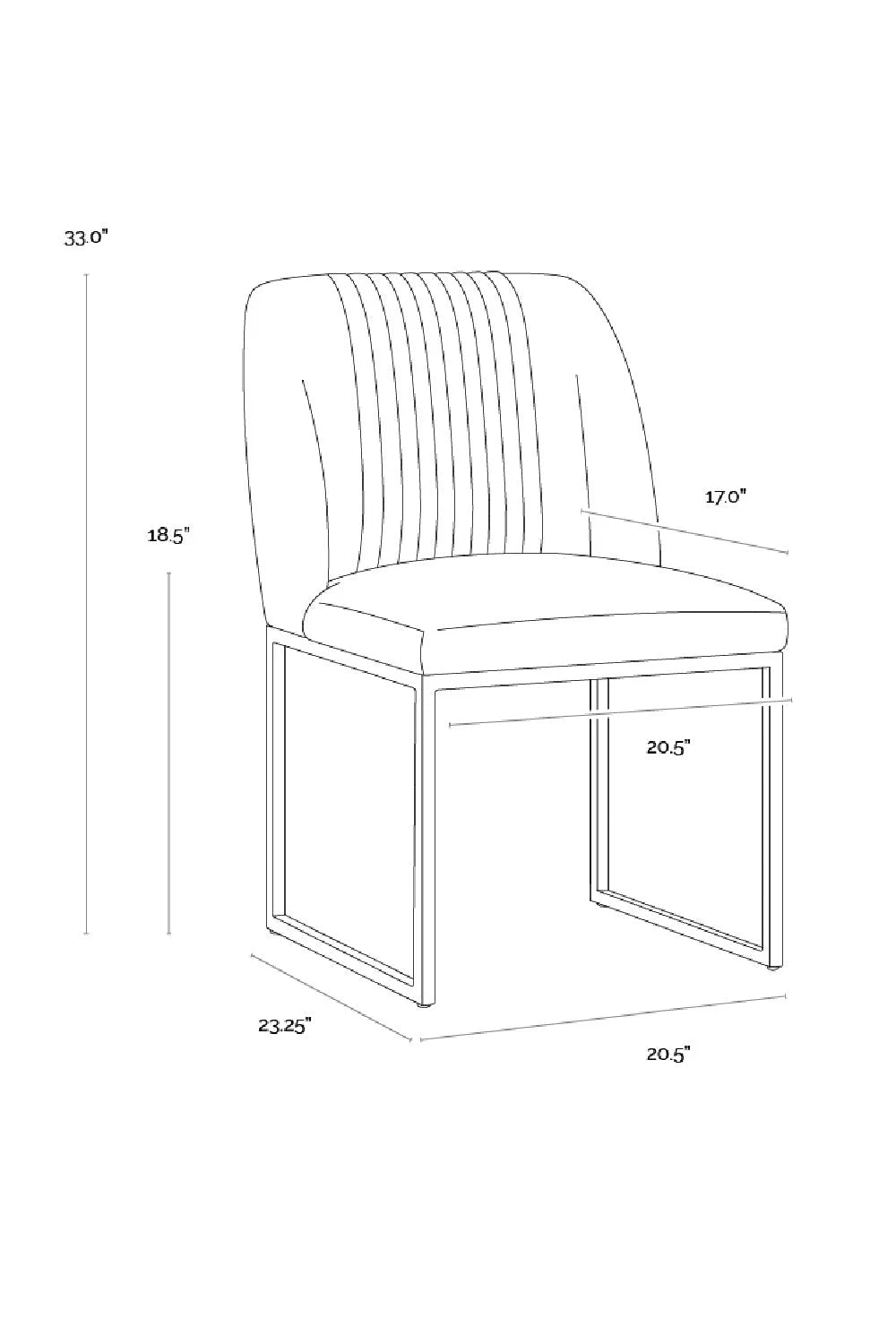 Luxury Upholstered Modern Dining Chair European Style for Villa