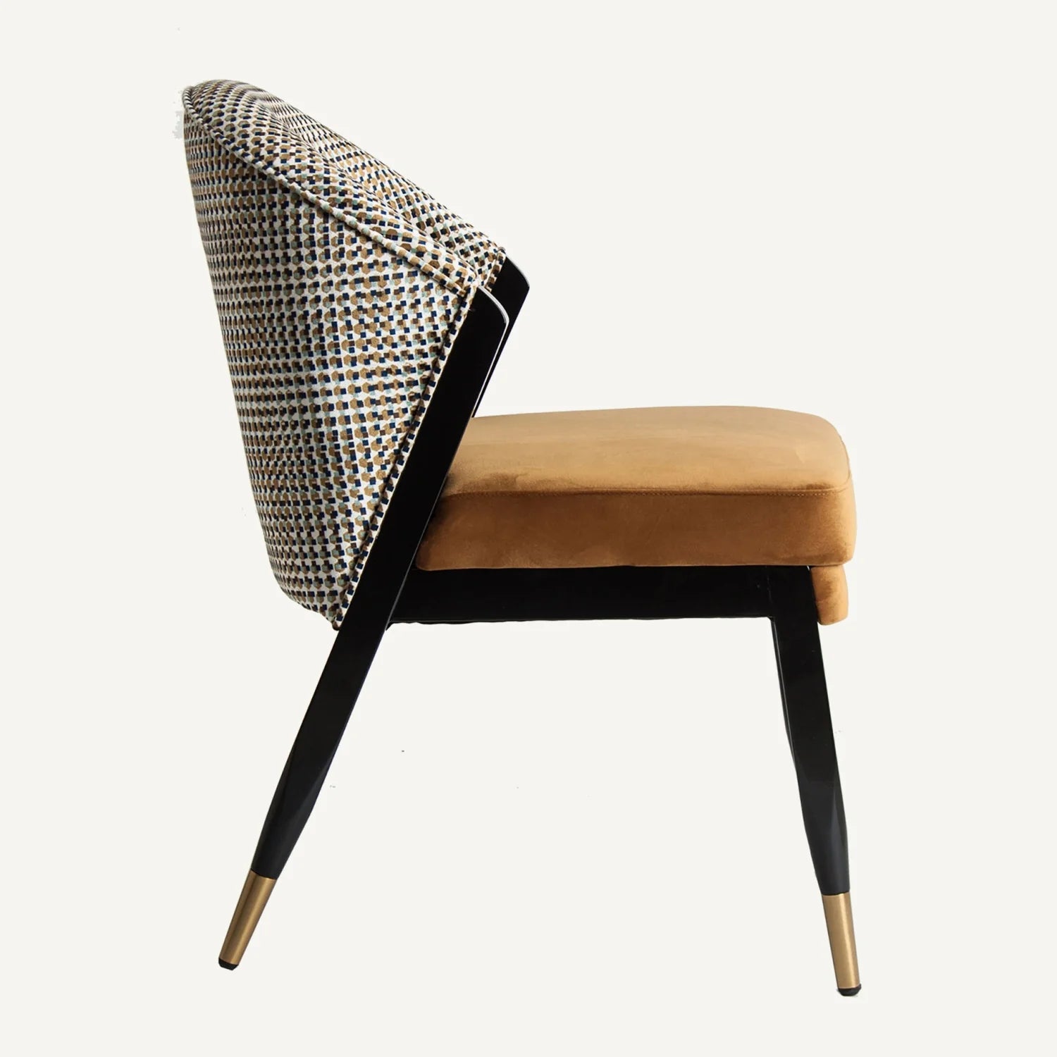 Luxury Upholstered Modern Dining Chair European Style for Villa