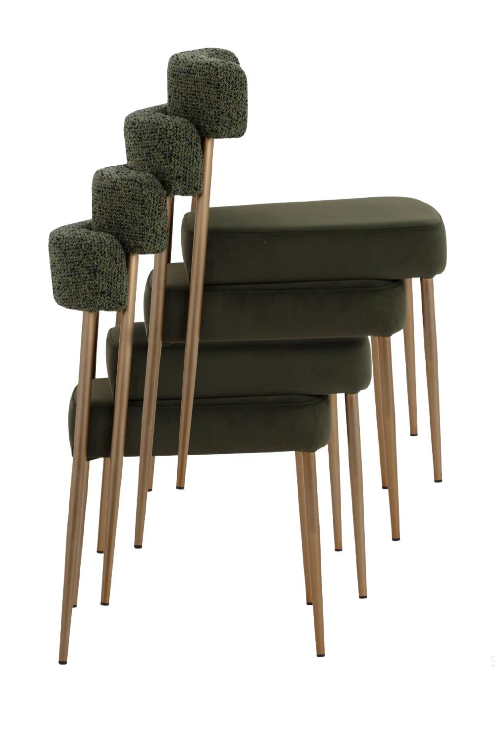 Luxury Upholstered Modern Dining Chair European Style for Villa