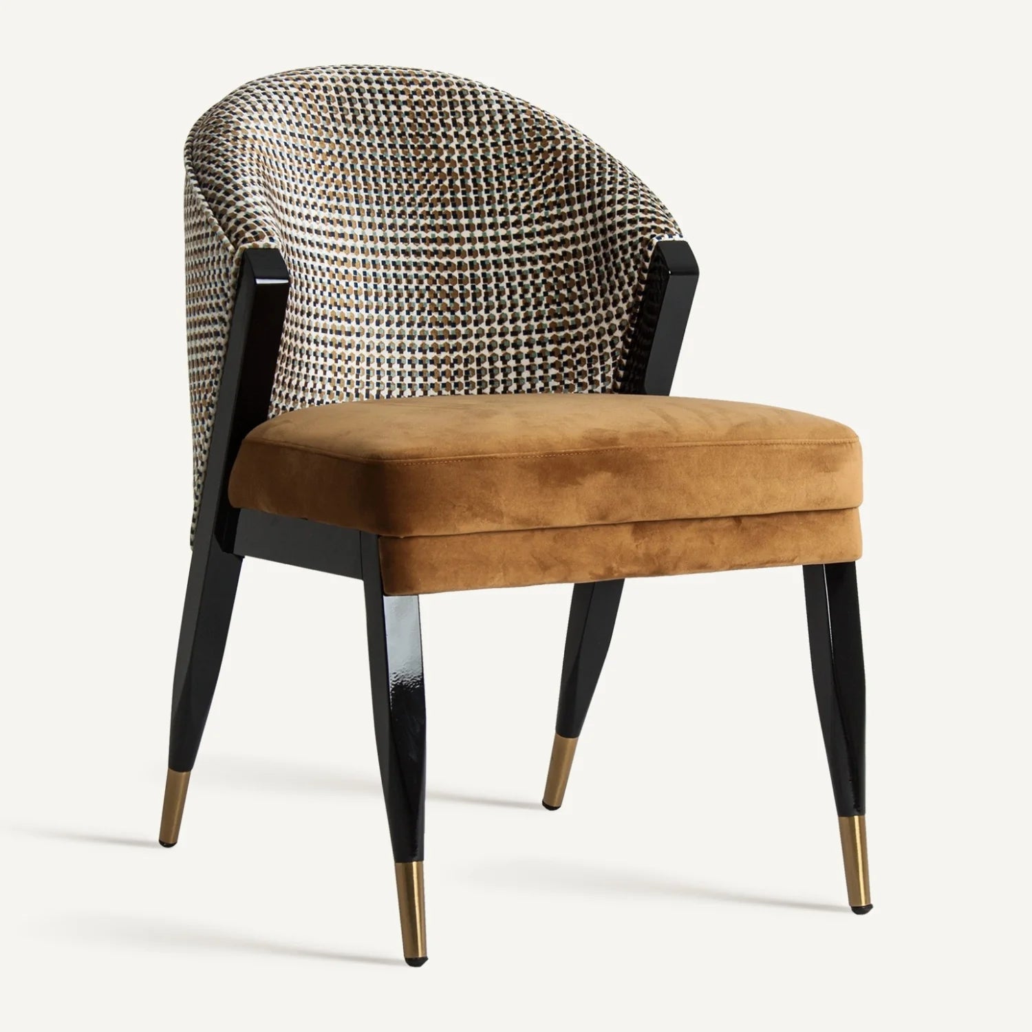Luxury Upholstered Modern Dining Chair European Style for Villa