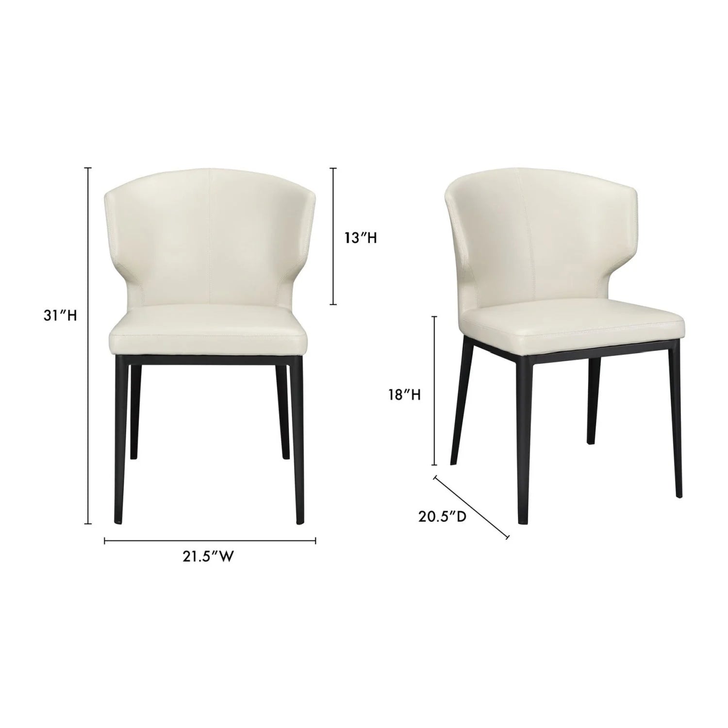 Luxury Upholstered Modern Dining Chair European Style for Villa