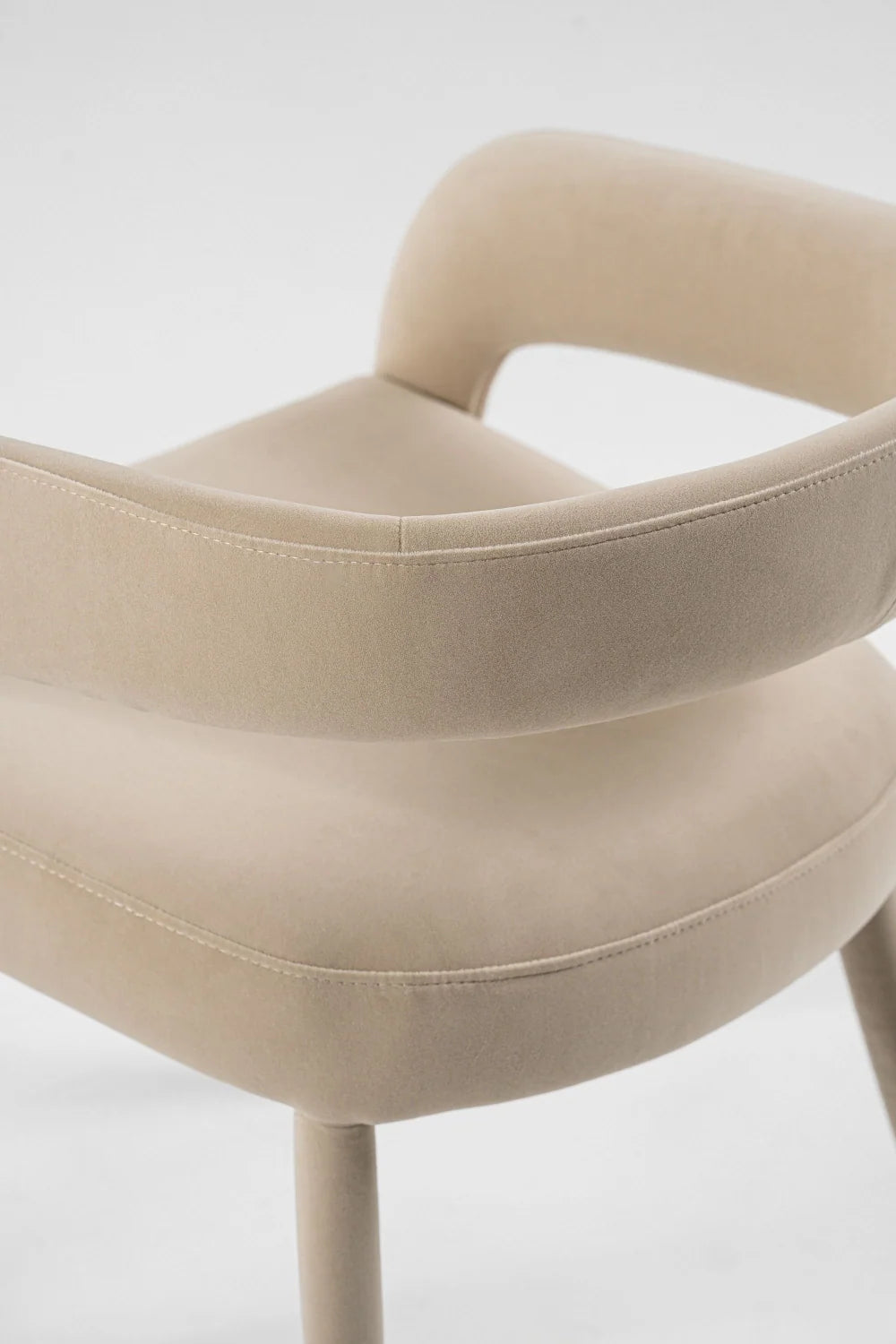 Luxury Upholstered Modern Dining Chair European Style for Villa