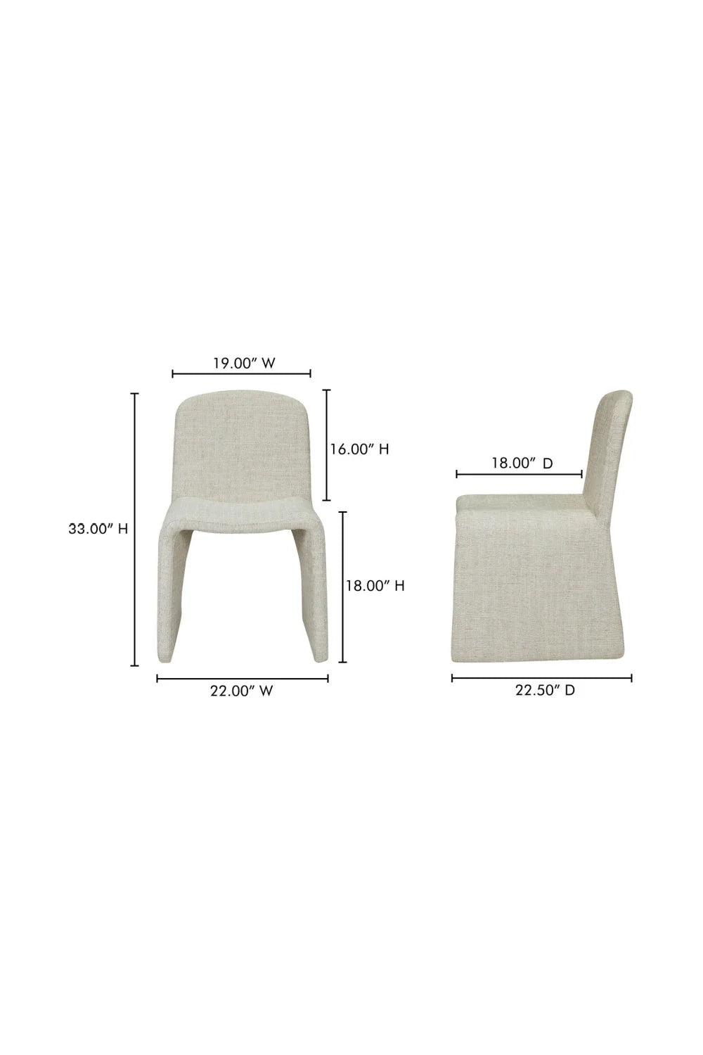 Luxury Upholstered Modern Dining Chair European Style for Villa