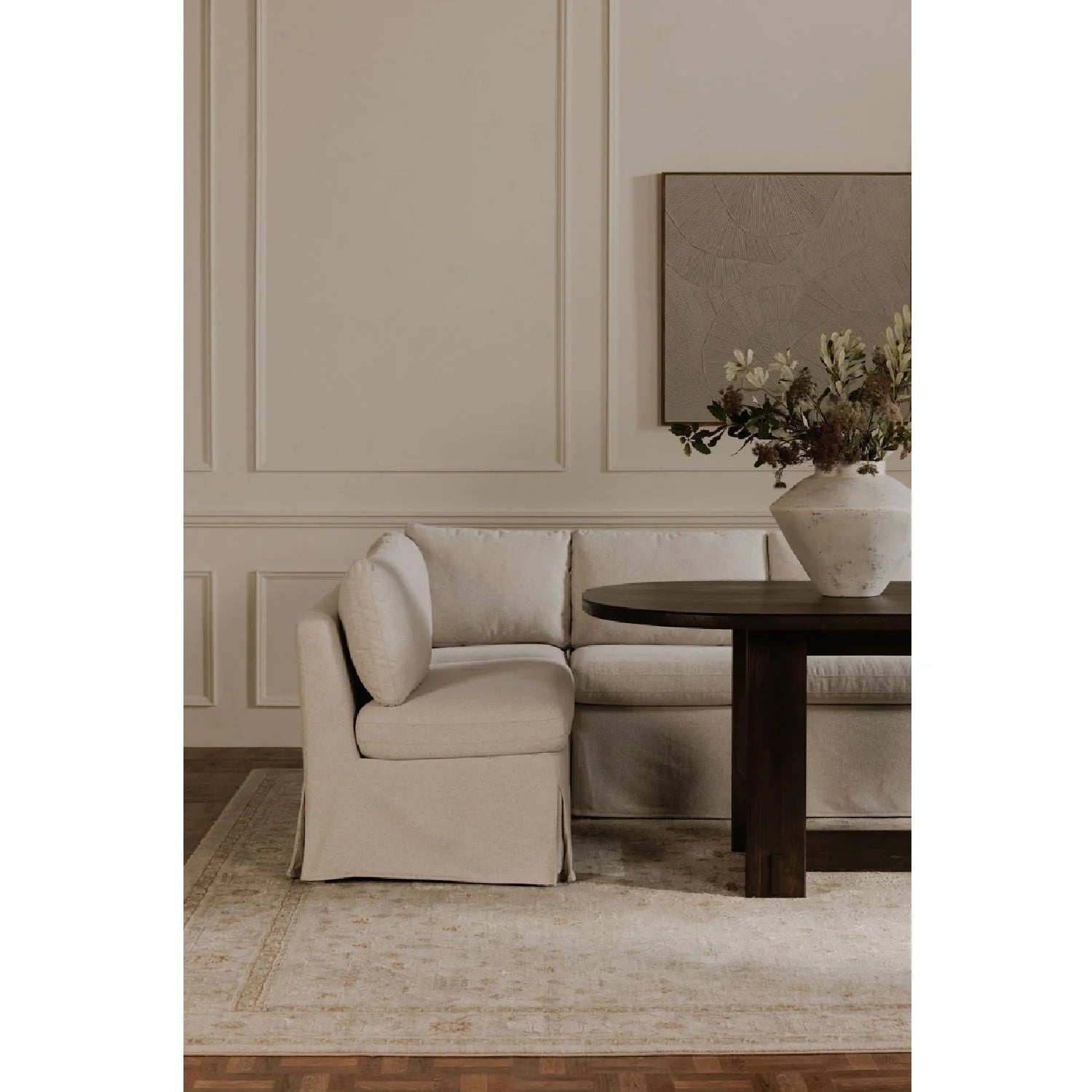 Luxury Upholstered Modern Dining Chair European Style for Villa