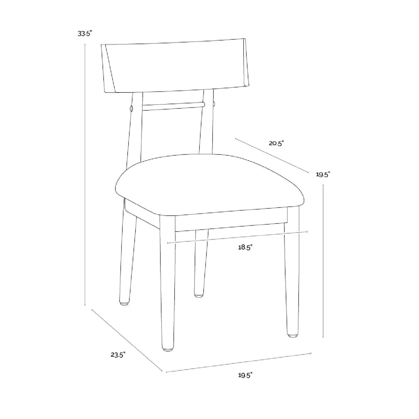 Luxury Upholstered Modern Dining Chair European Style for Villa
