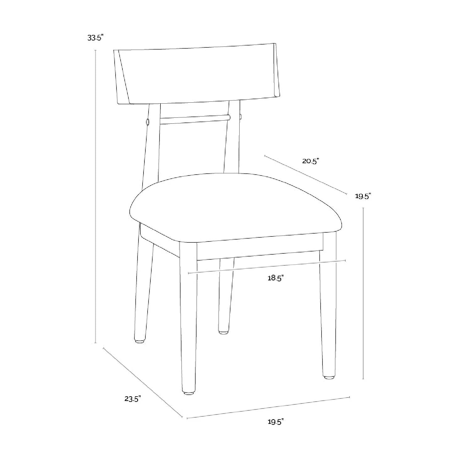 Luxury Upholstered Modern Dining Chair European Style for Villa