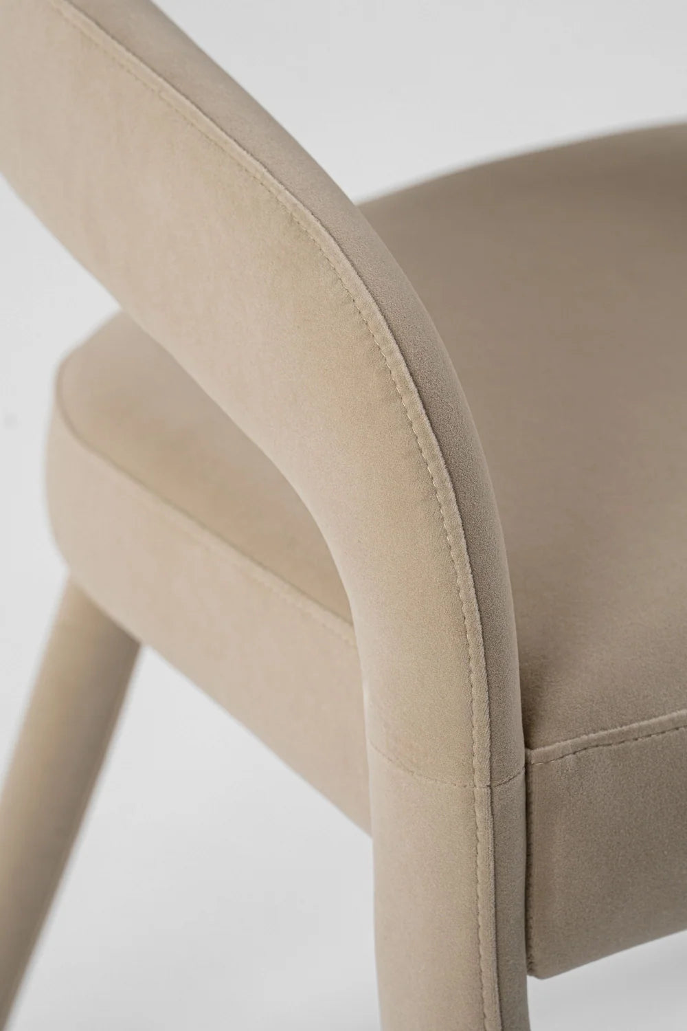 Luxury Upholstered Modern Dining Chair European Style for Villa