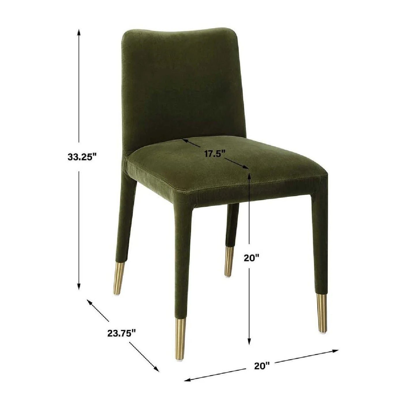 Luxury Upholstered Modern Dining Chair European Style for Villa
