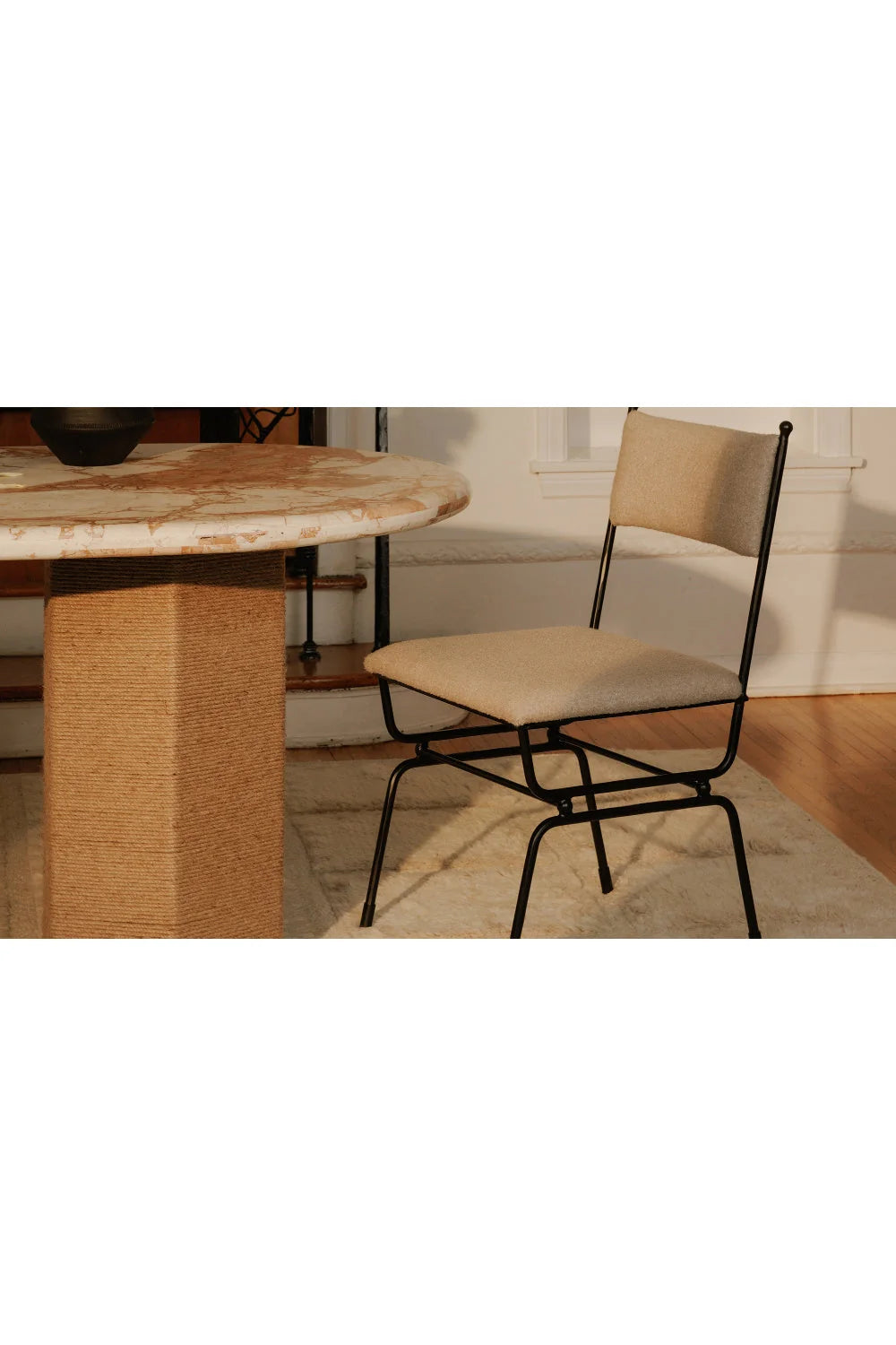 Luxury Upholstered Modern Dining Chair European Style for Villa