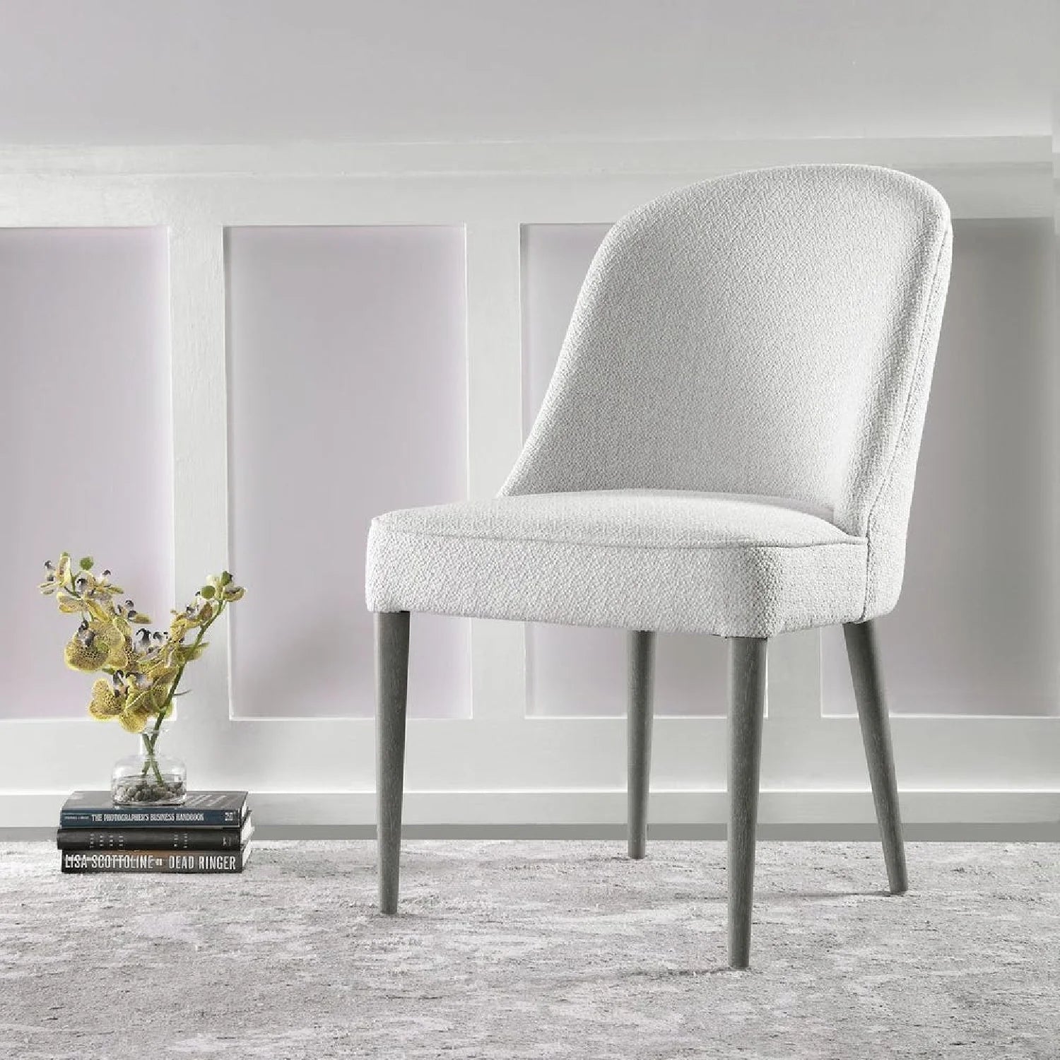 Luxury Upholstered Modern Dining Chair European Style for Villa