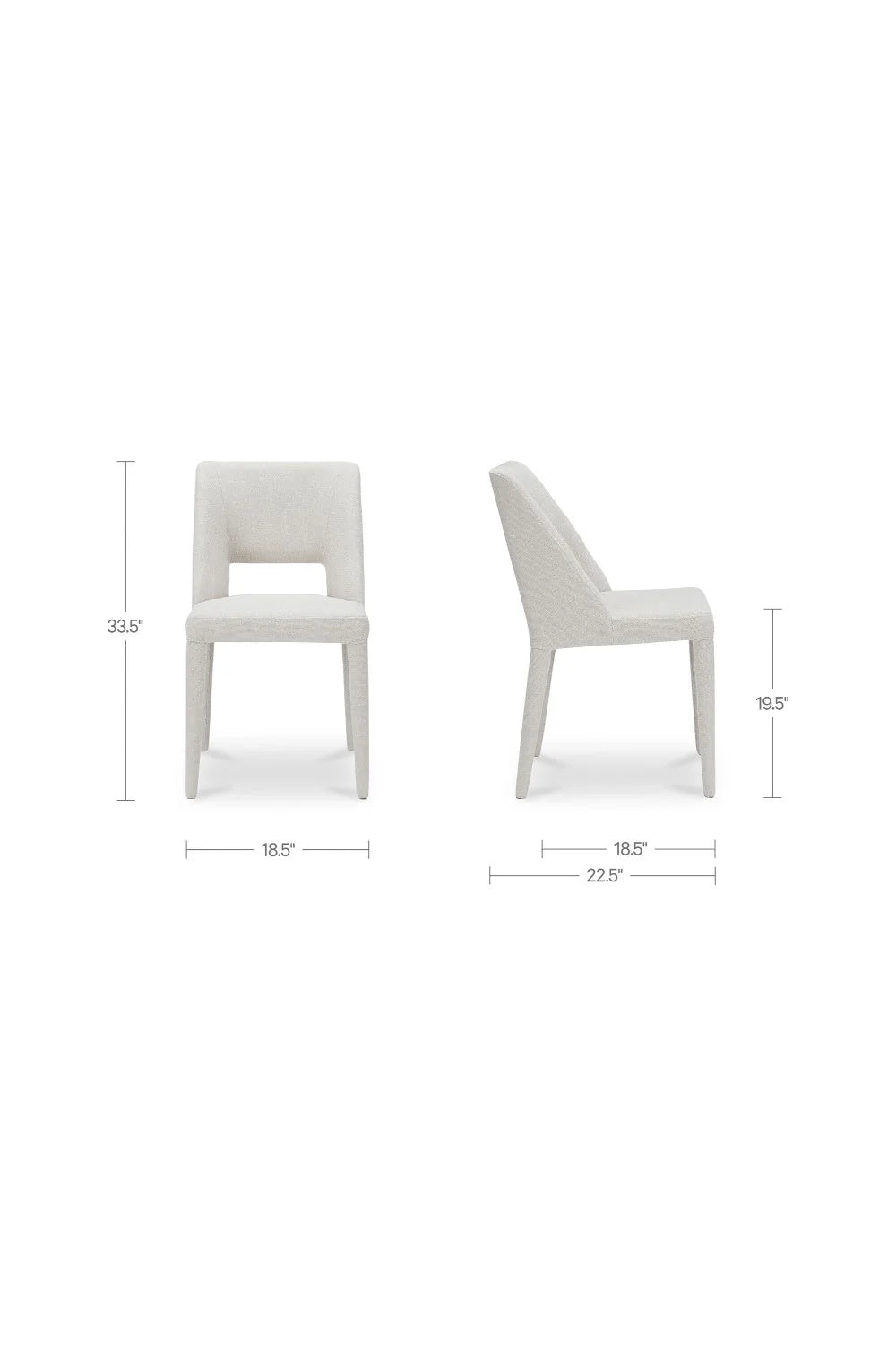 Luxury Upholstered Modern Dining Chair European Style for Villa