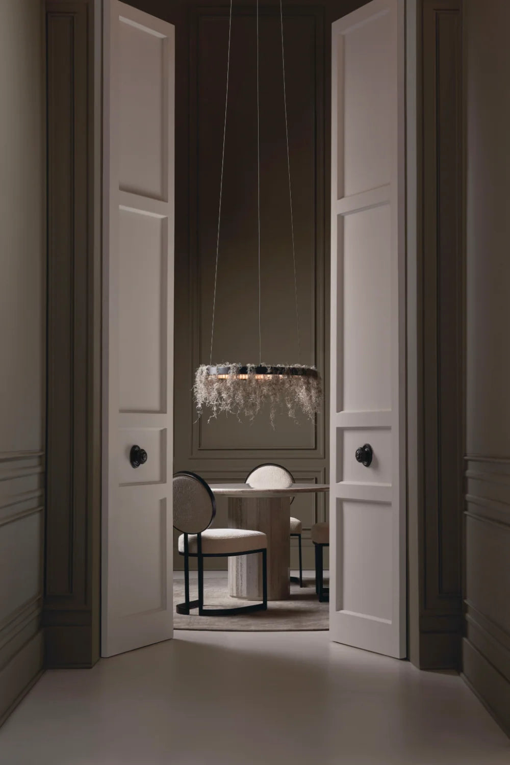 Luxury Upholstered Modern Dining Chair European Style for Villa