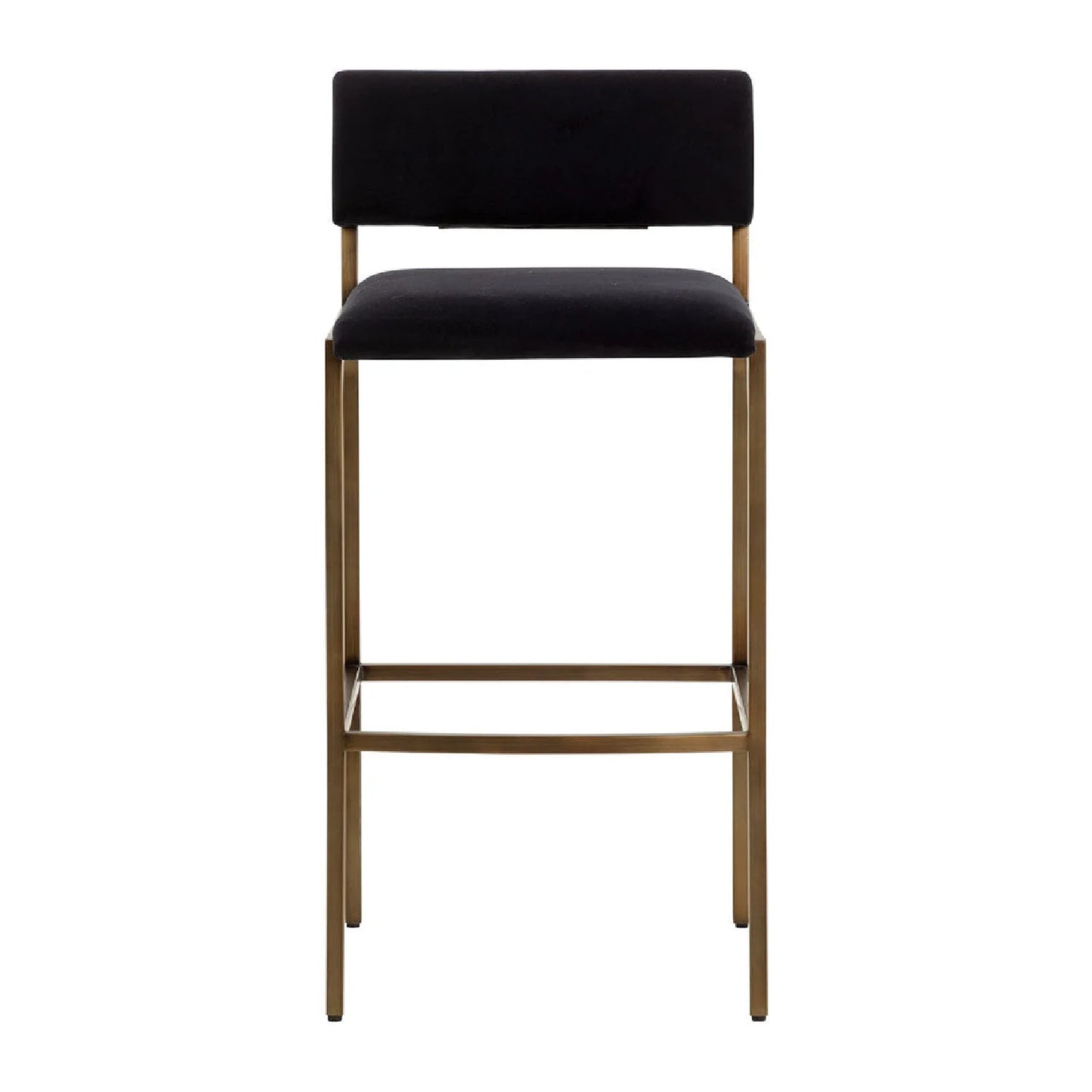 Luxury Upholstered Modern Fabric Bar Stool European Style for Villa