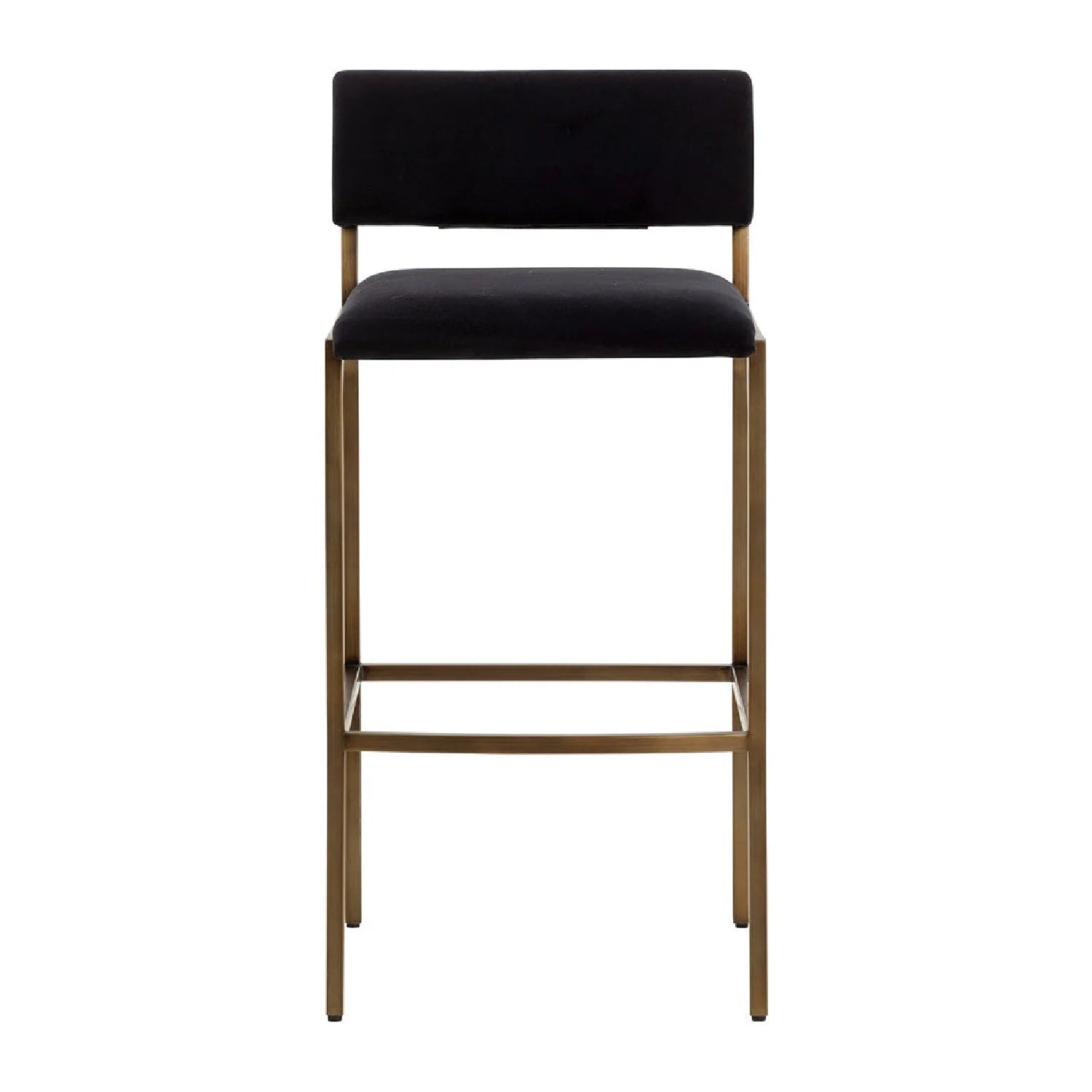 Luxury Upholstered Modern Fabric Bar Stool European Style for Villa