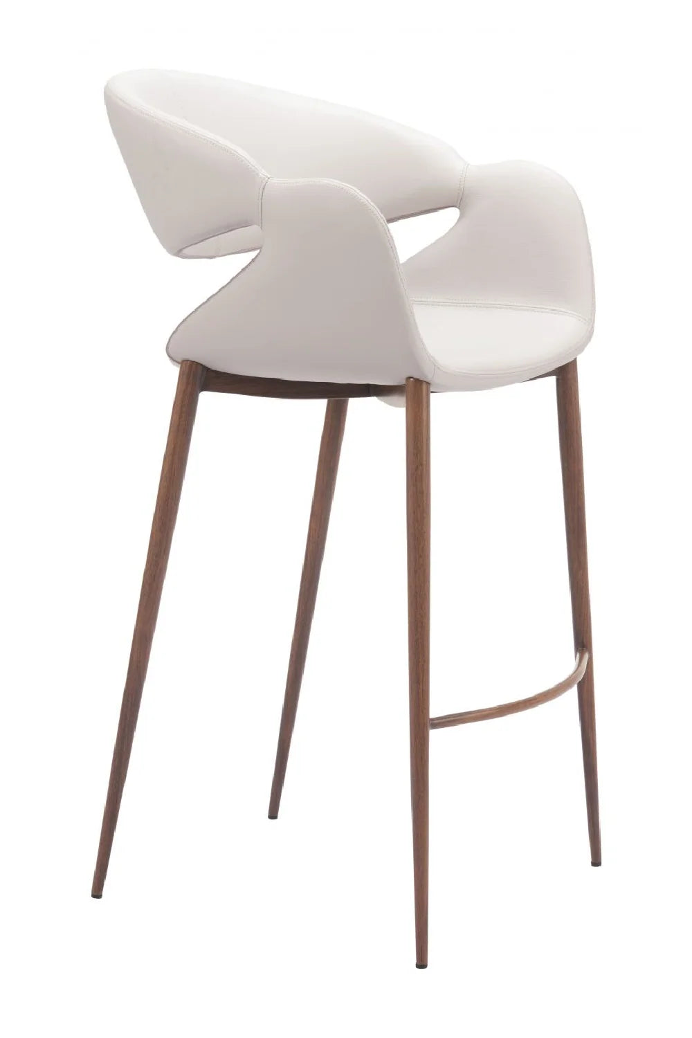Luxury Upholstered Modern Fabric Bar Stool European Style for Villa