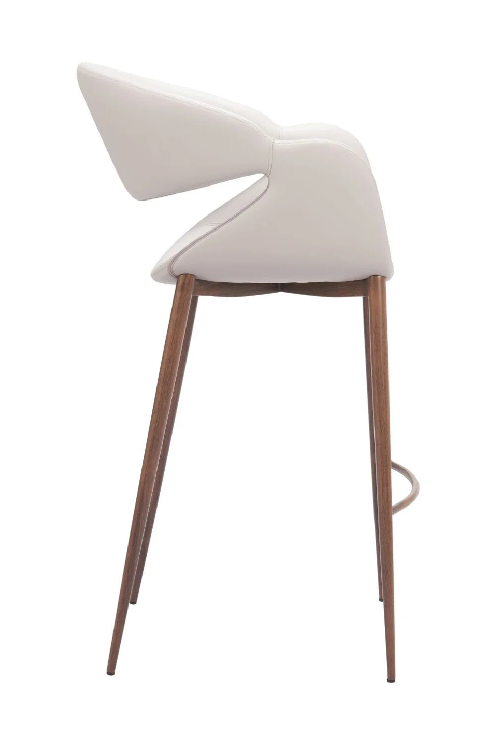 Luxury Upholstered Modern Fabric Bar Stool European Style for Villa