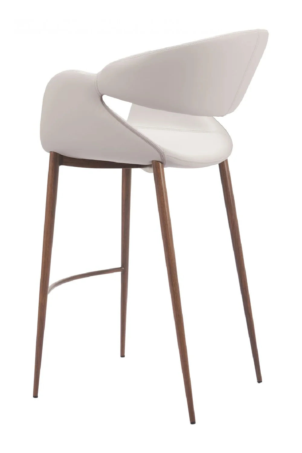 Luxury Upholstered Modern Fabric Bar Stool European Style for Villa