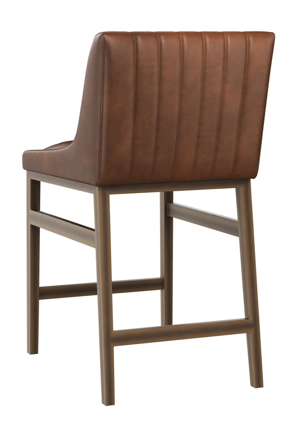 Luxury Upholstered Modern Fabric Counter Stool European Style for Villa