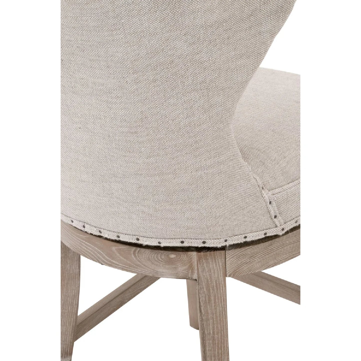 Luxury Upholstered Modern Fabric Counter Stool European Style for Villa