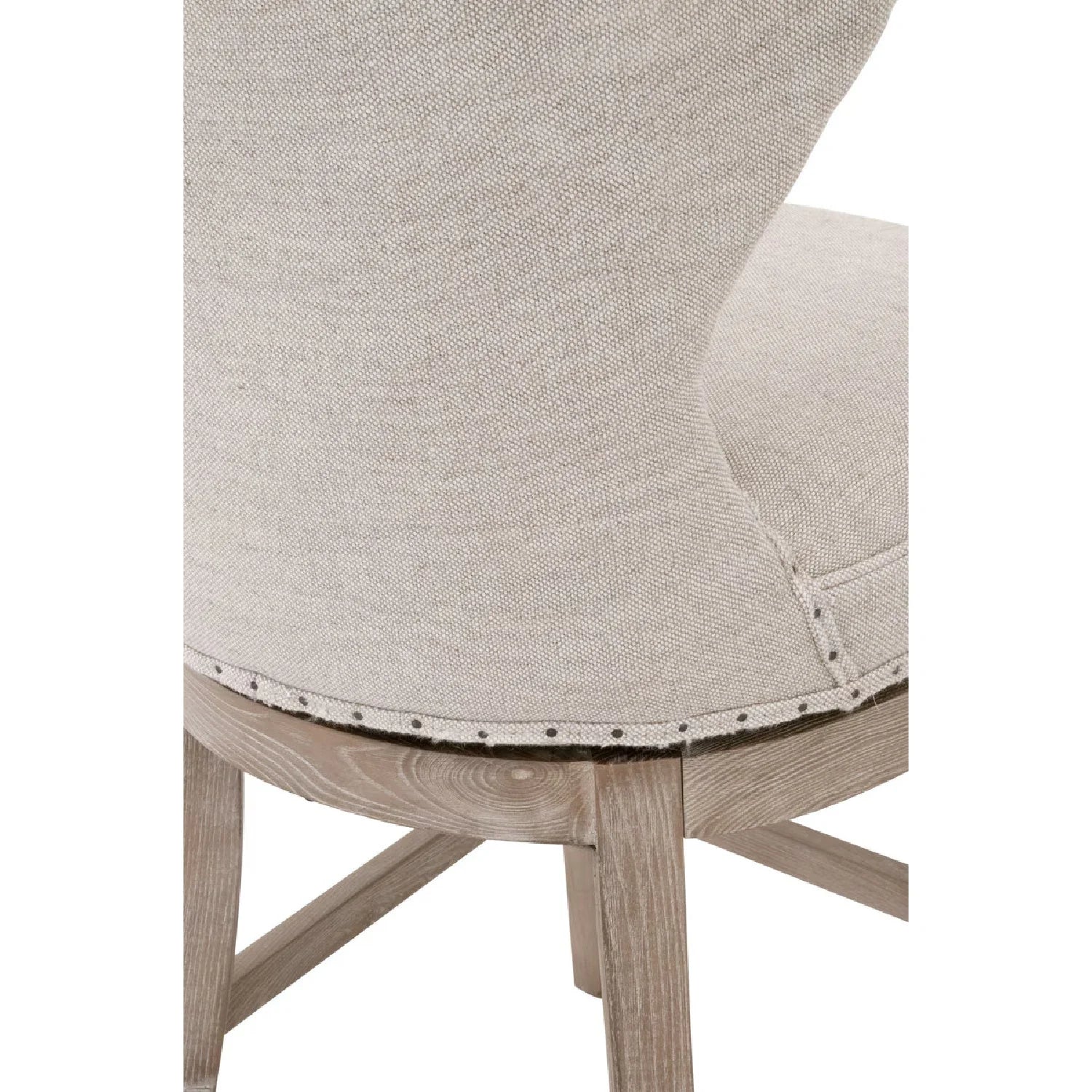 Luxury Upholstered Modern Fabric Counter Stool European Style for Villa