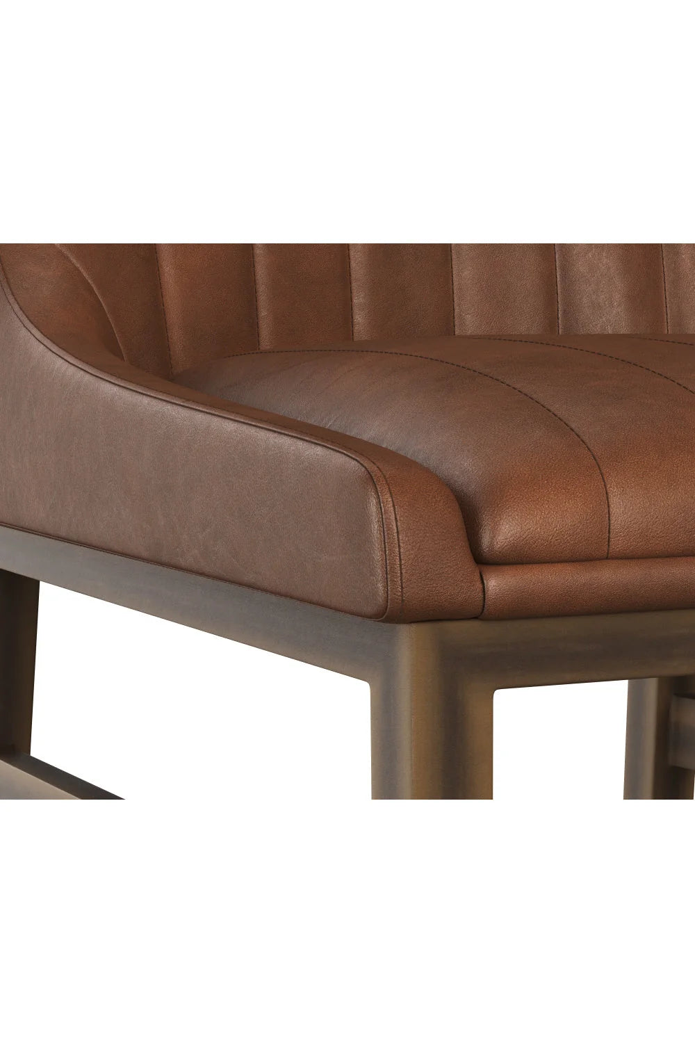 Luxury Upholstered Modern Fabric Counter Stool European Style for Villa