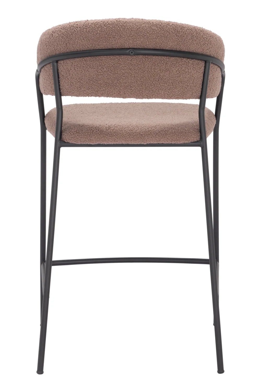 Luxury Upholstered Modern Fabric Counter Stool European Style for Villa
