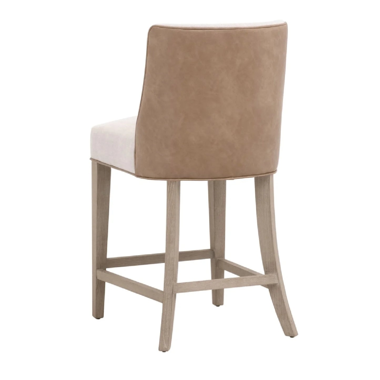 Luxury Upholstered Modern Fabric Counter Stool European Style for Villa