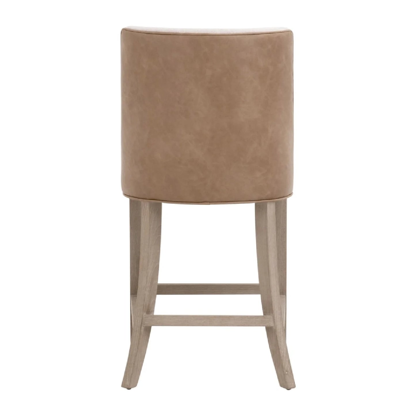 Luxury Upholstered Modern Fabric Counter Stool European Style for Villa