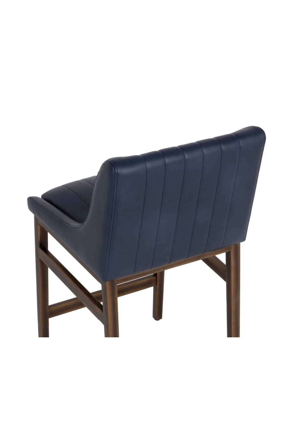 Luxury Upholstered Modern Fabric Counter Stool European Style for Villa