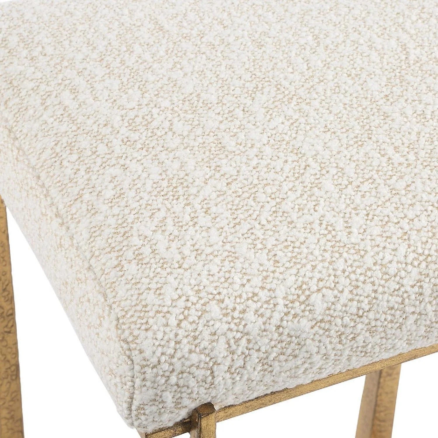 Luxury Upholstered Modern Fabric Counter Stool European Style for Villa