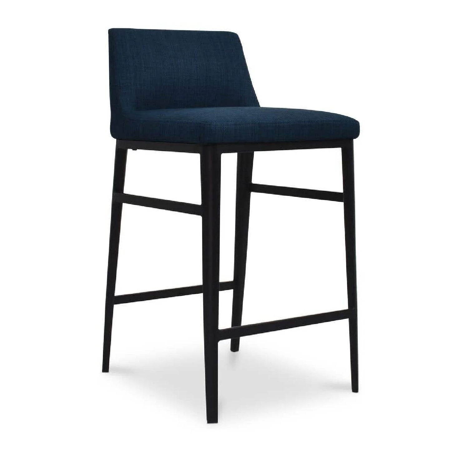 Luxury Upholstered Modern Fabric Counter Stool European Style for Villa