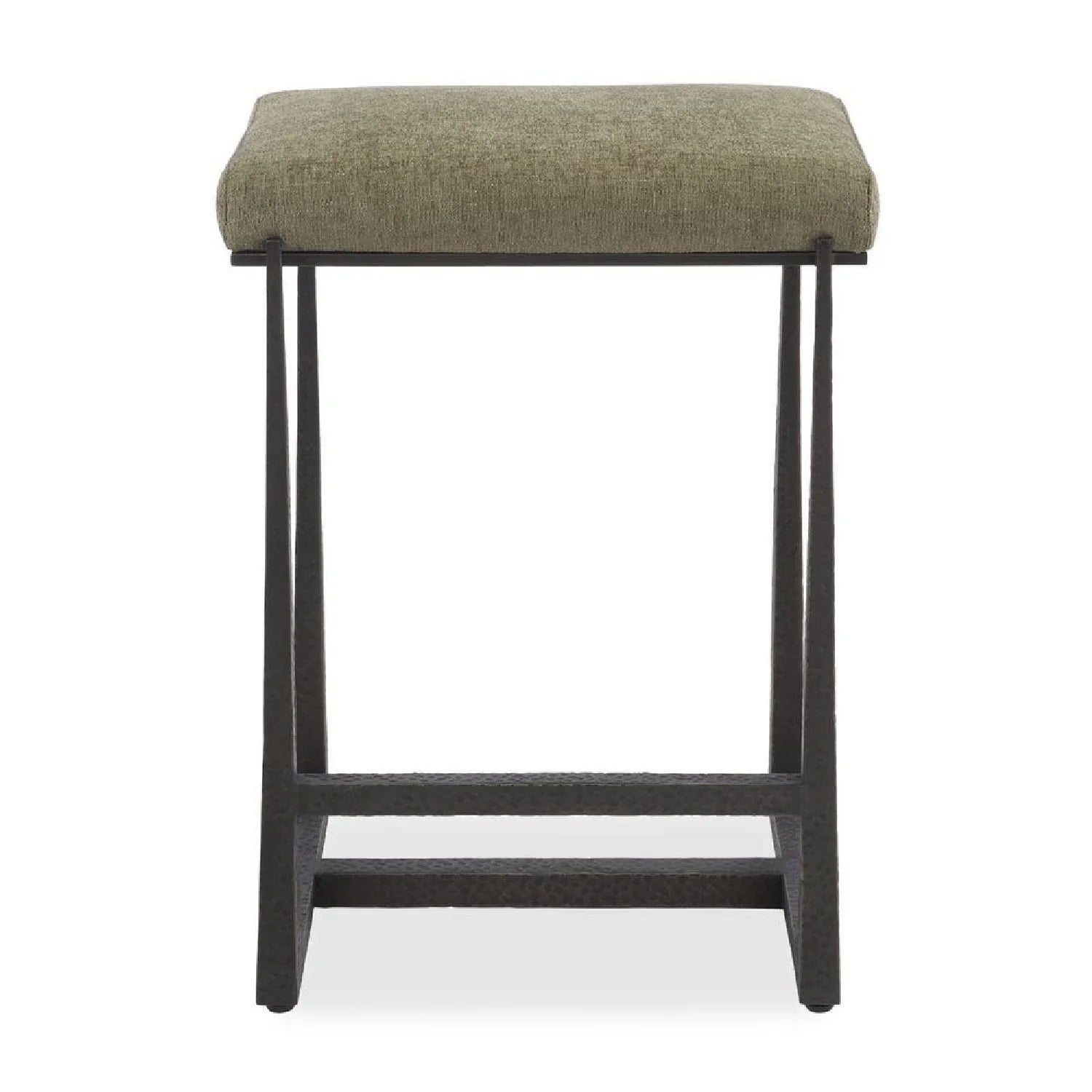 Luxury Upholstered Modern Fabric Counter Stool European Style for Villa