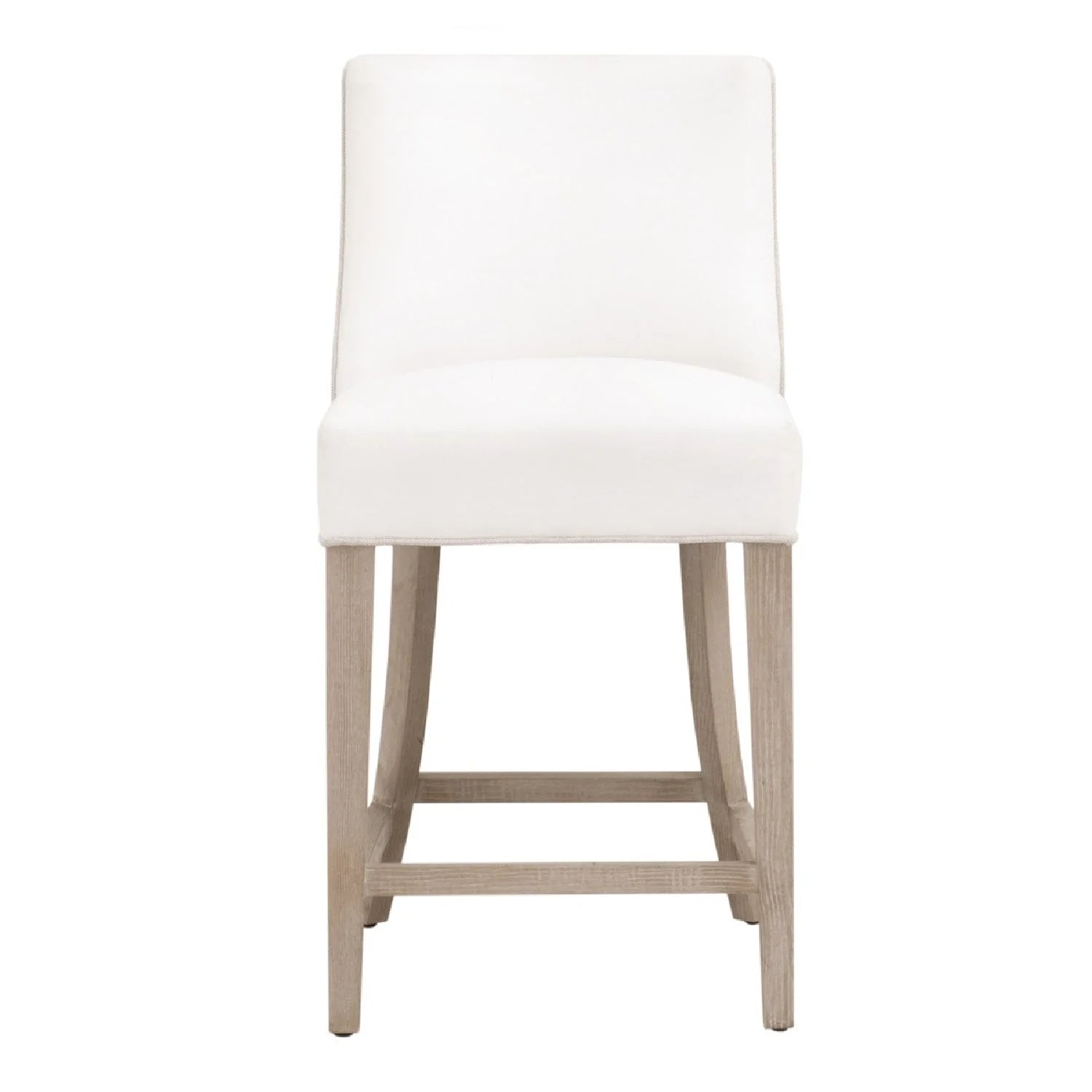 Luxury Upholstered Modern Fabric Counter Stool European Style for Villa