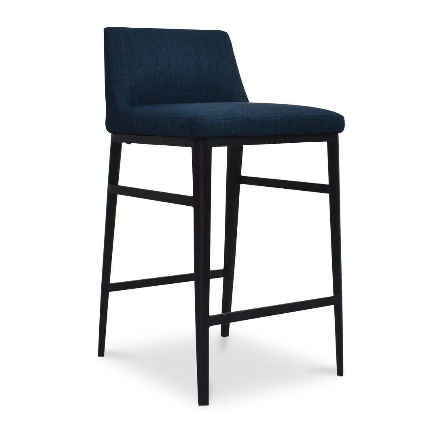 Luxury Upholstered Modern Fabric Counter Stool European Style for Villa