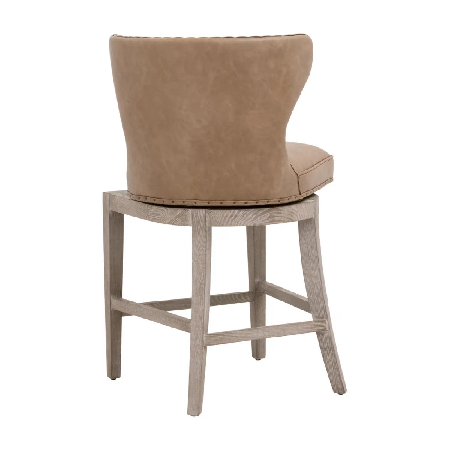 Luxury Upholstered Modern Fabric Counter Stool European Style for Villa