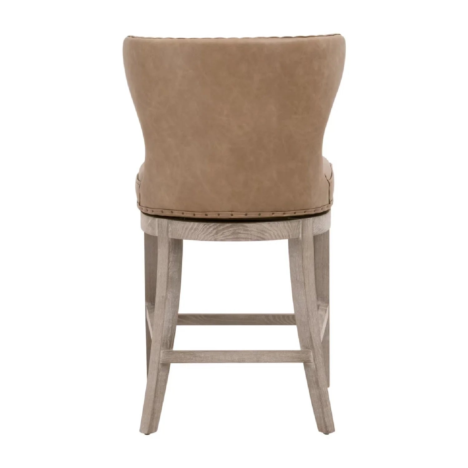 Luxury Upholstered Modern Fabric Counter Stool European Style for Villa