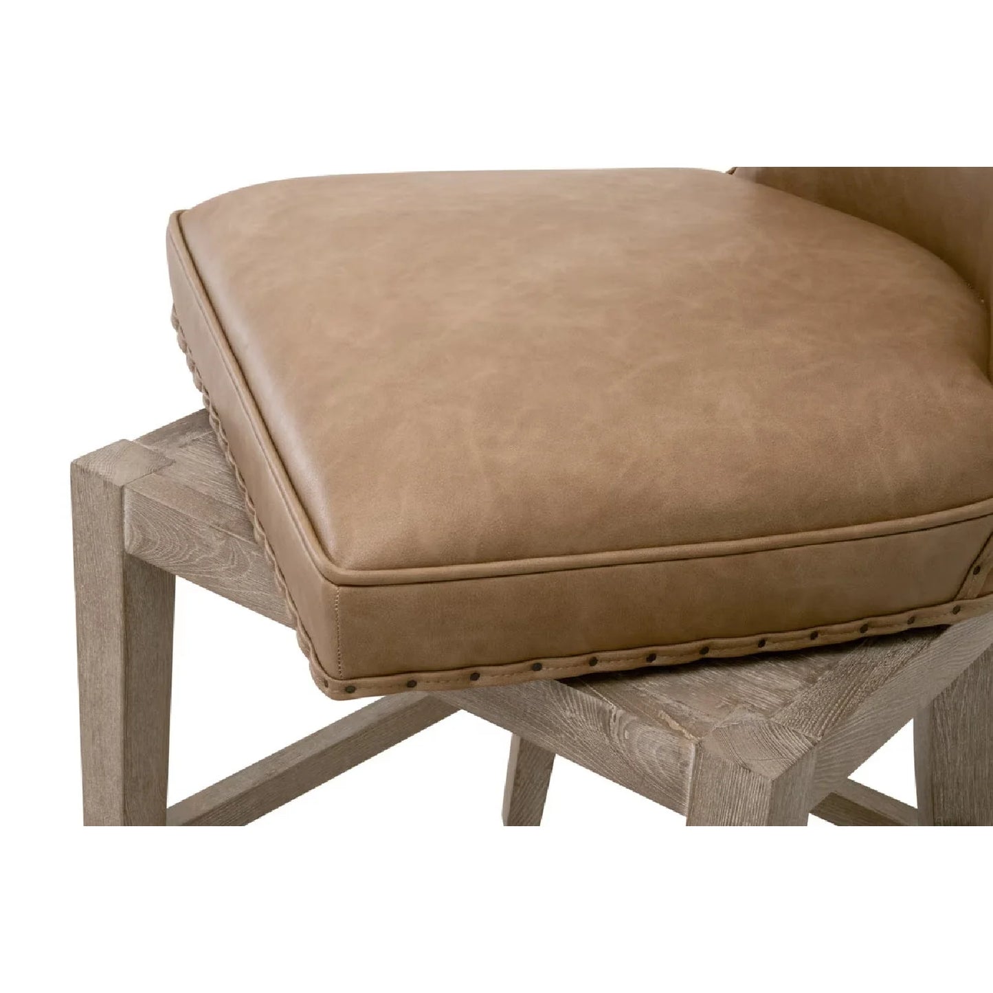 Luxury Upholstered Modern Fabric Counter Stool European Style for Villa