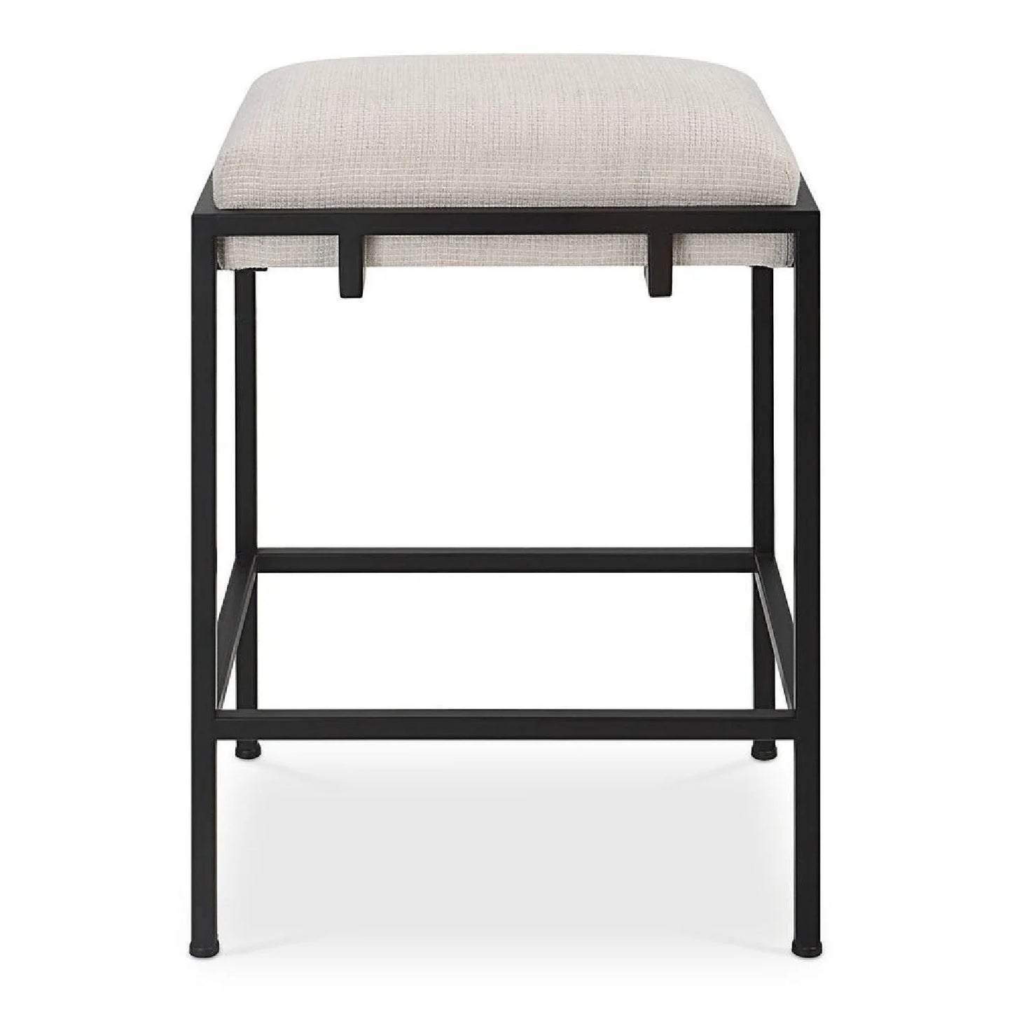 Luxury Upholstered Modern Fabric Counter Stool European Style for Villa