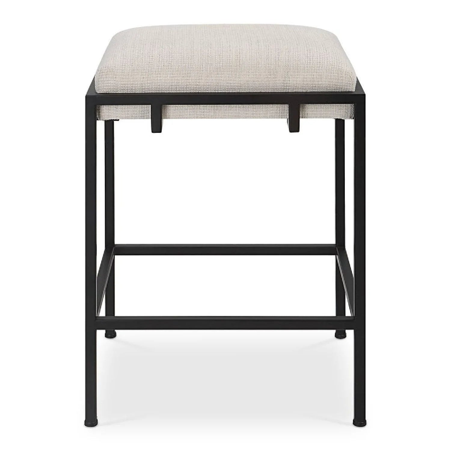 Luxury Upholstered Modern Fabric Counter Stool European Style for Villa