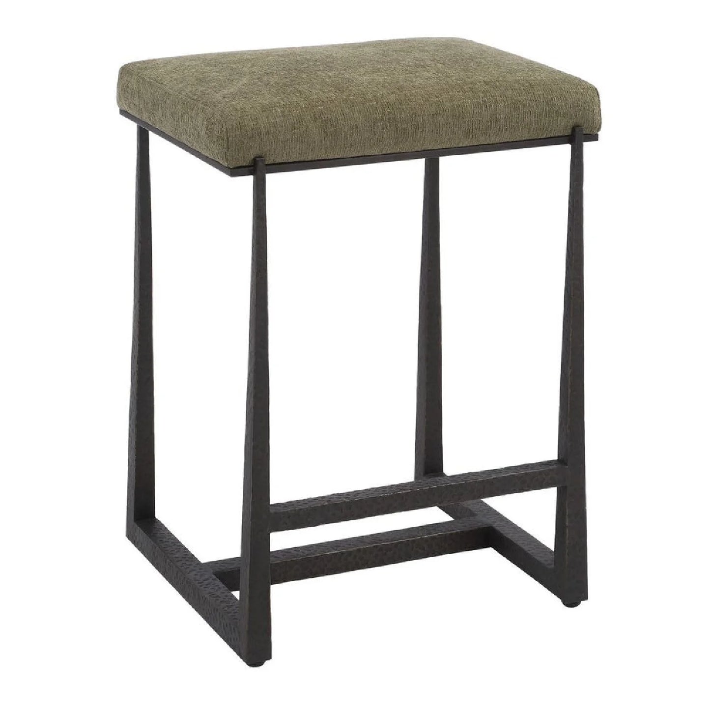 Luxury Upholstered Modern Fabric Counter Stool European Style for Villa