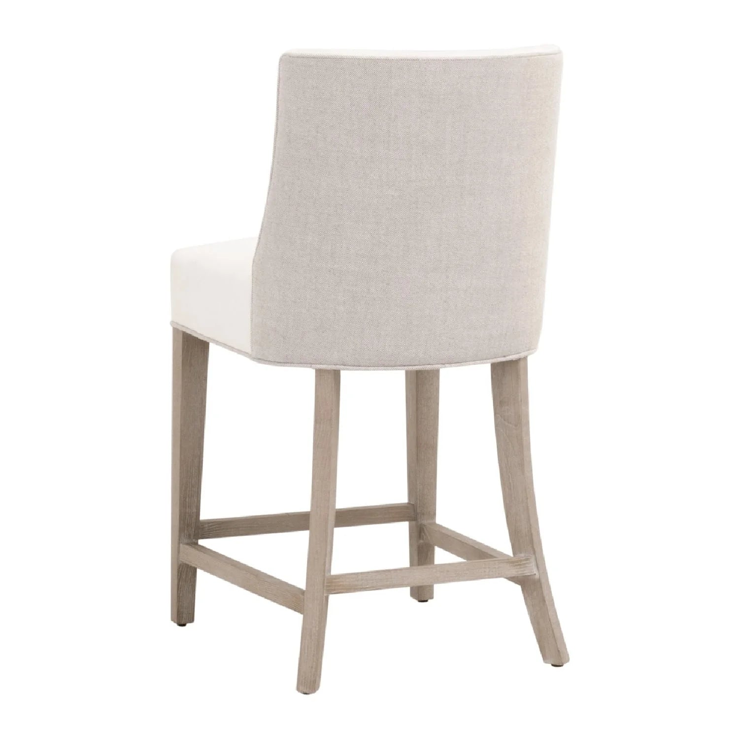 Luxury Upholstered Modern Fabric Counter Stool European Style for Villa